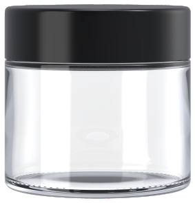 D57mm Glass Flower Jar, Child-Resistant